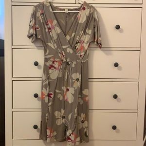 Old Navy Floral Faux Wrap Dress
